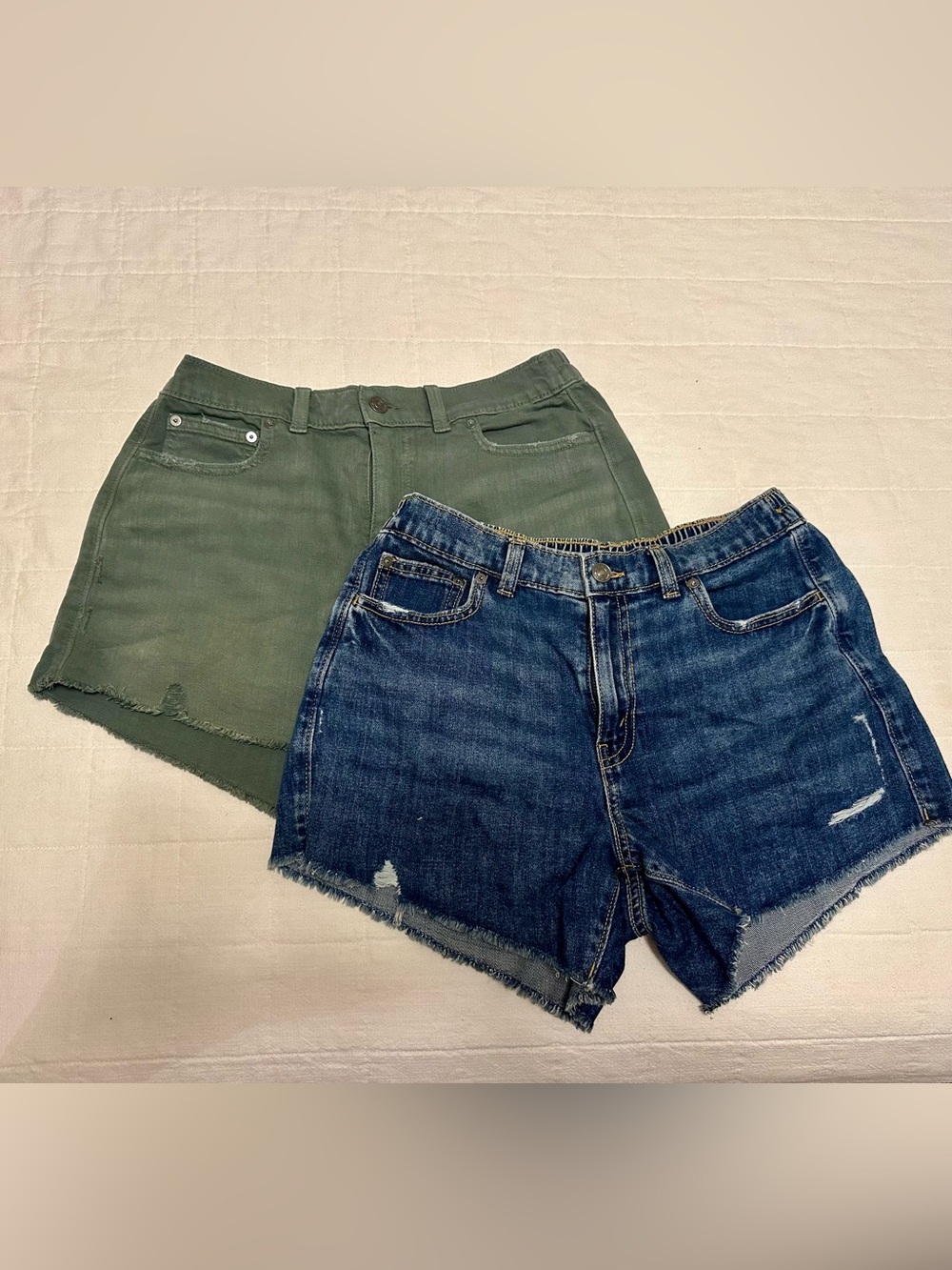 aerie Daydream Denim Short Set, NWT, Size Medium